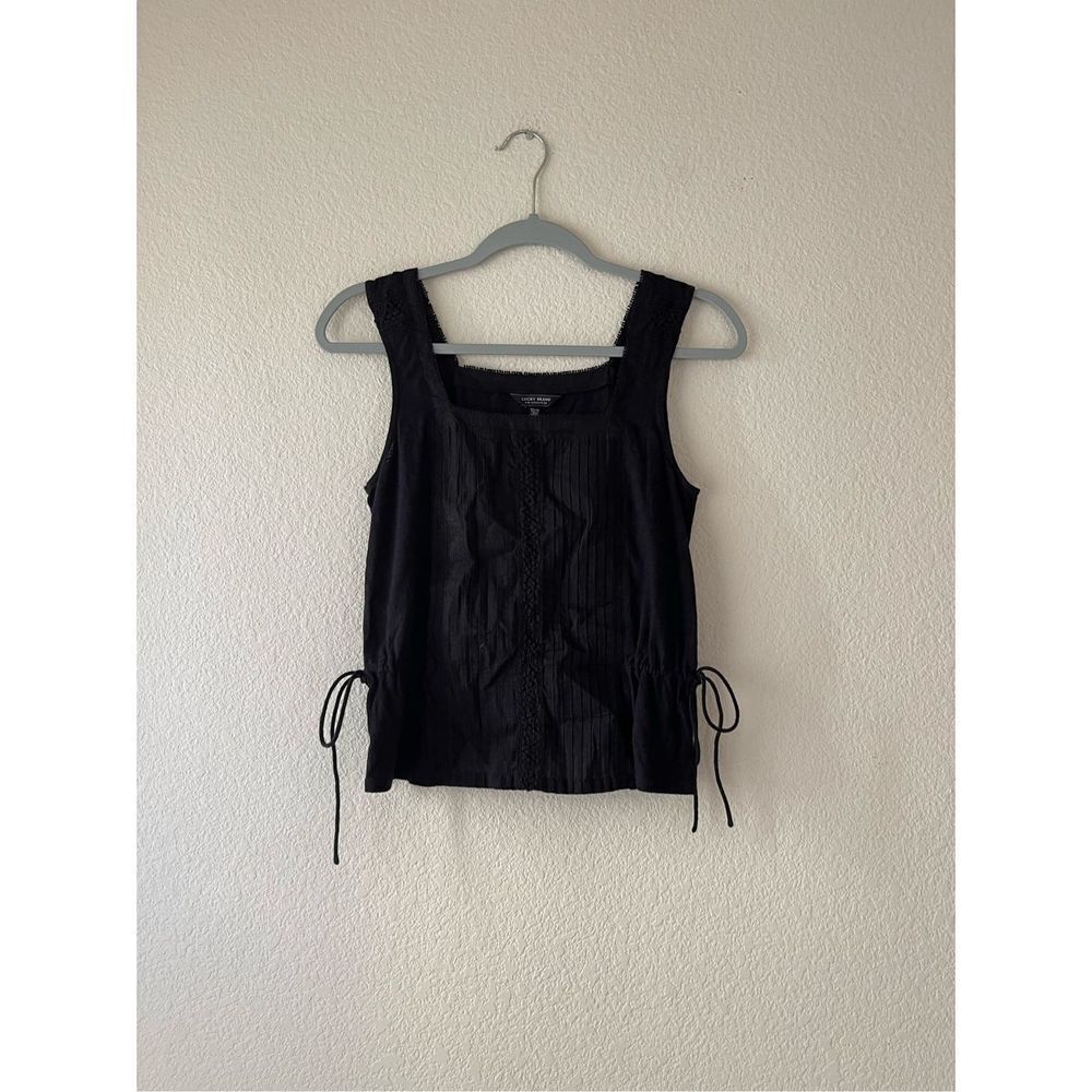 Lucky brand peasant style blouse xs